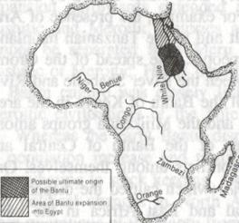 Bantu Batu original homeland