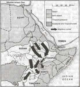 possible BaNtu migration out of Egypt